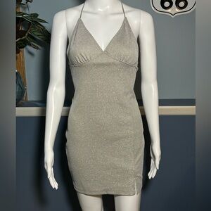 Silver sparkly dress